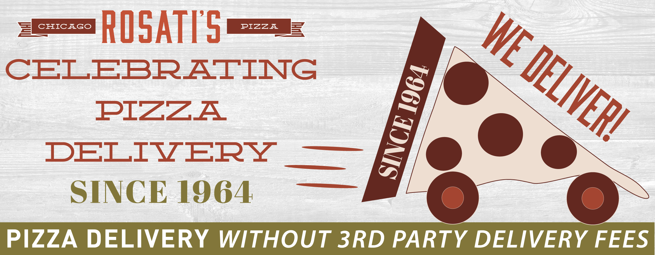Pizza Madison, WI (East) | Pizza Carryout | Pizza Delivery | Rosati's ...